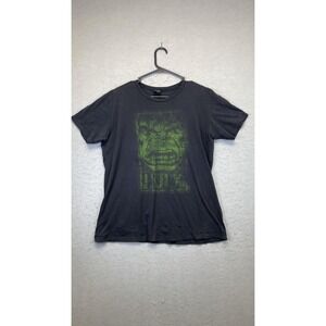Hulk Shirt‎ Mens Medium Black Marvel Mad Engine Distressed Graphic Tee Superhero
